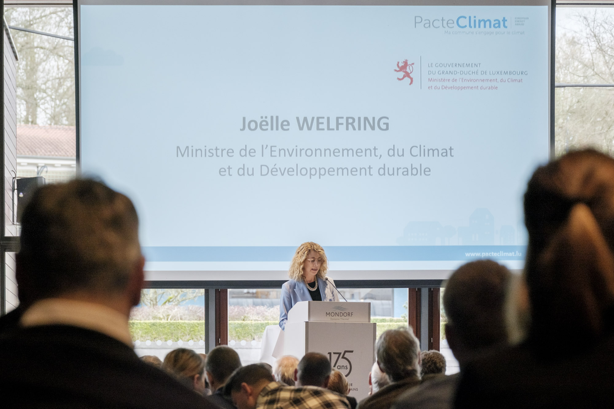 Klimapakt-Dag 2023 en présence de Joëlle Welfring, Ministre de l'Environnement, du Climat et du Développement durable