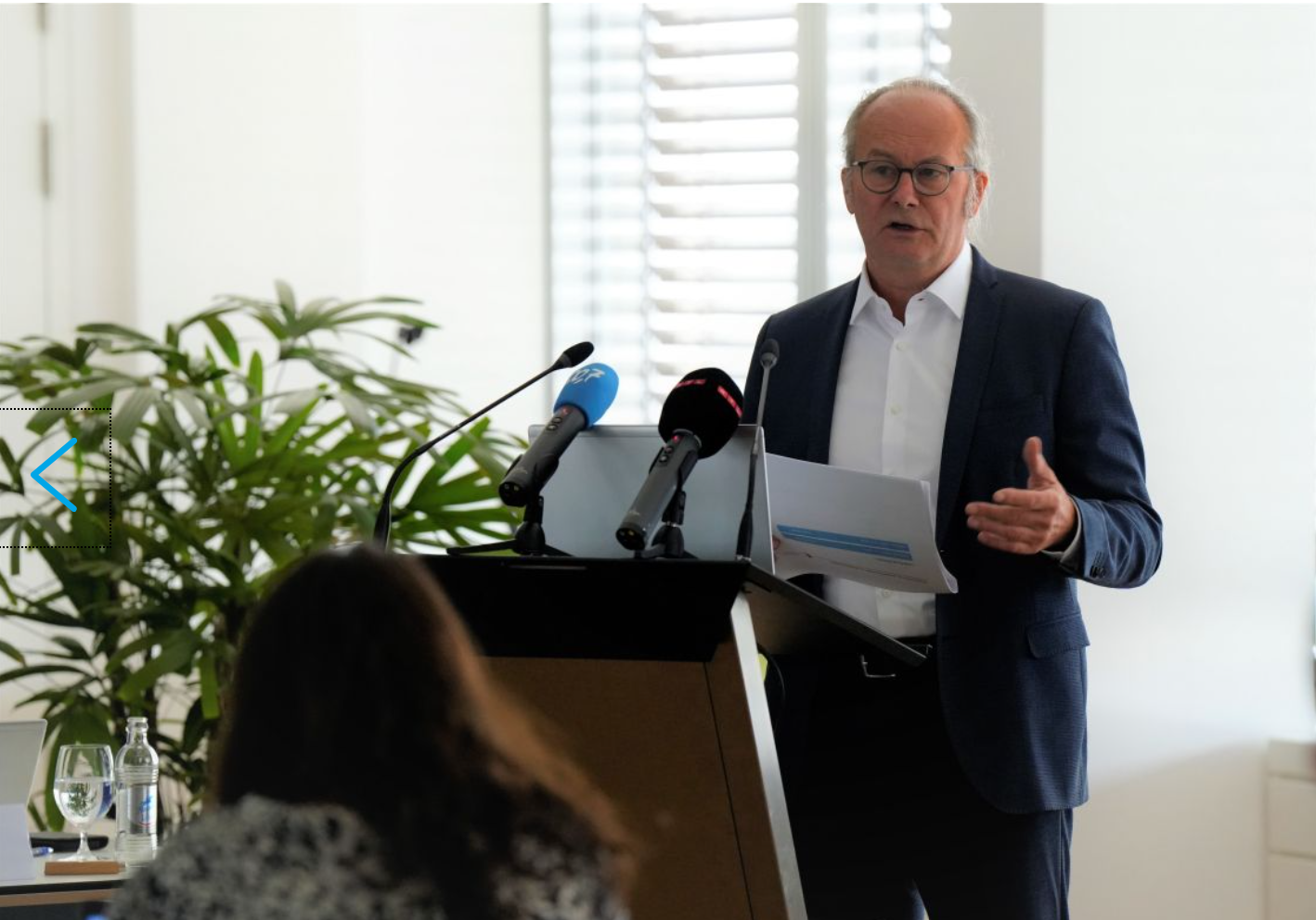 Conférence de presse, bilan PV avec le Ministre de l'Énergie Claude Turmes