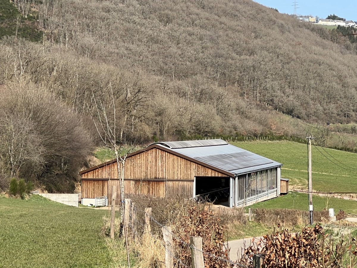 panneaux photovoltaïques sur exploitation agricole