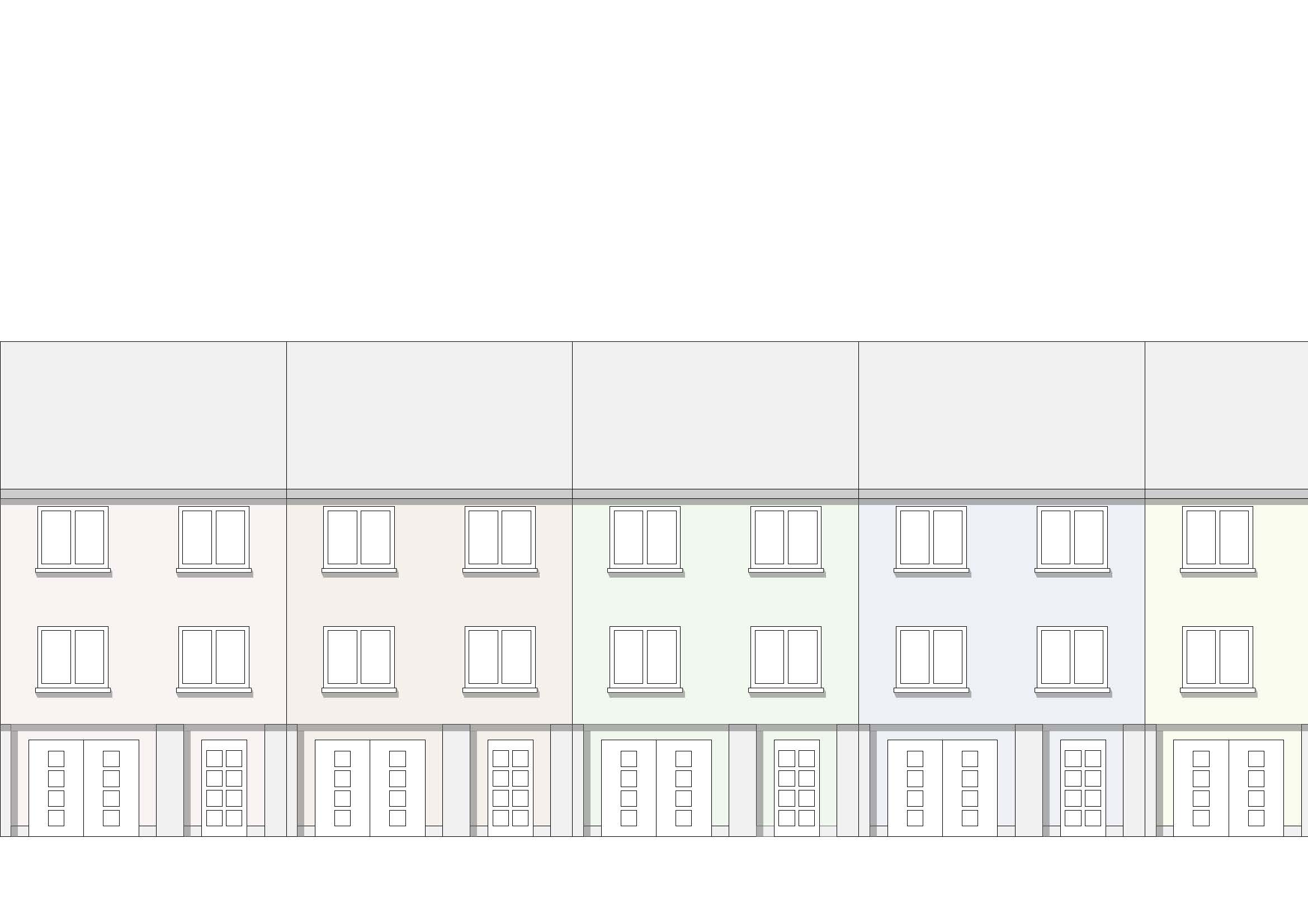 Maison mitoyenne 1950-1975 3 étages avec garage au rdc