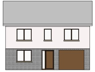 Einfamilienhaus 2 - Unbeheiztes Dach - Garage im Erdgeschoss