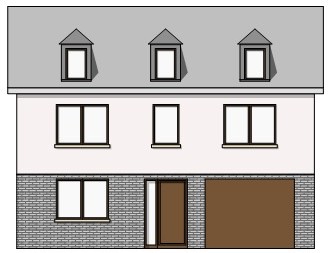 Einfamilienhaus 2 - Beheiztes Dach - Garage im Erdgeschoss